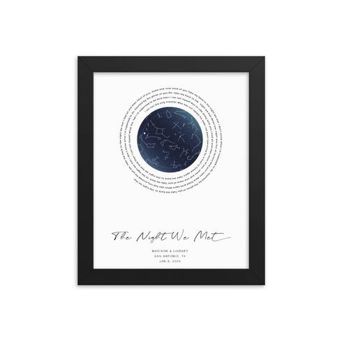 Custom Song Lyrics Star Maps